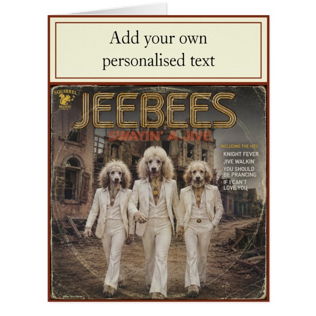 Jeebees Album: a Parody Cards (Front)