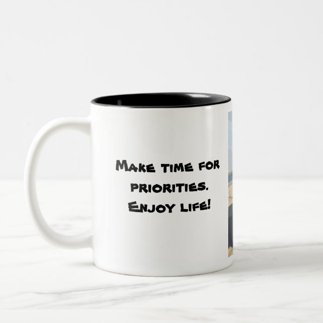 Jeep.Enjoy.Life.2 Two-Tone Coffee Mug (Left)