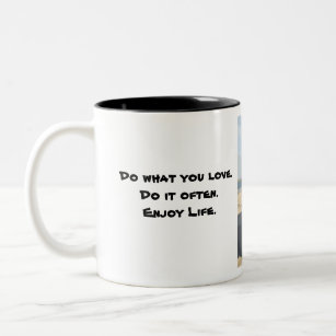 Jeep.Enjoy.Life Two-Tone Coffee Mug