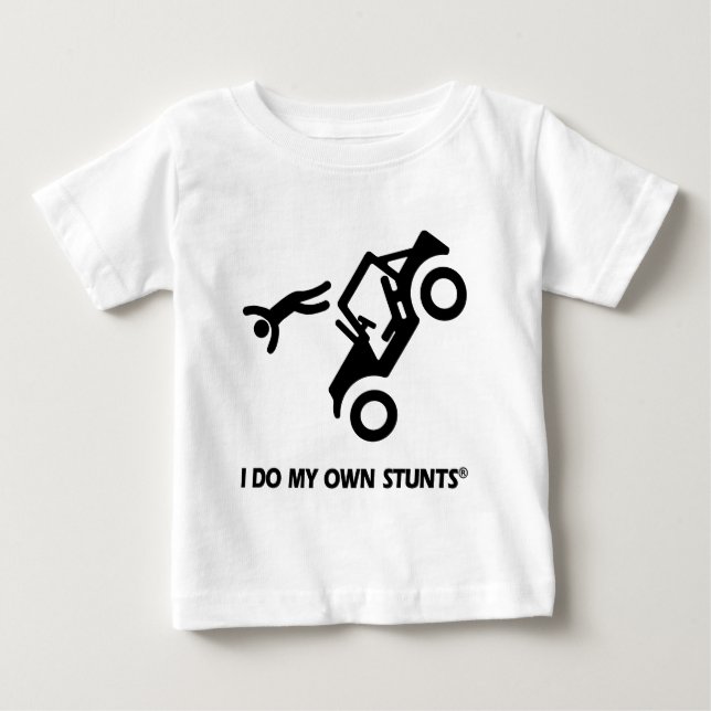 Jeep My Own Stunts Baby T-Shirt (Front)