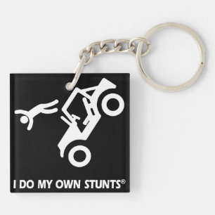 Jeep My Own Stunts Keychain
