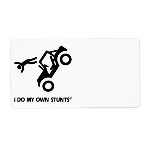 Jeep My Own Stunts Label