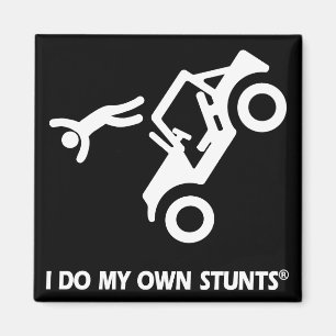 Jeep My Own Stunts Magnet