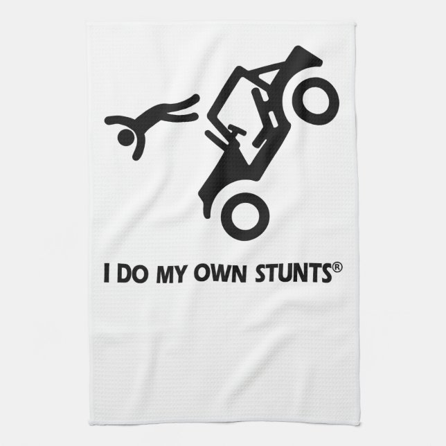 Jeep My Own Stunts Towel (Vertical)
