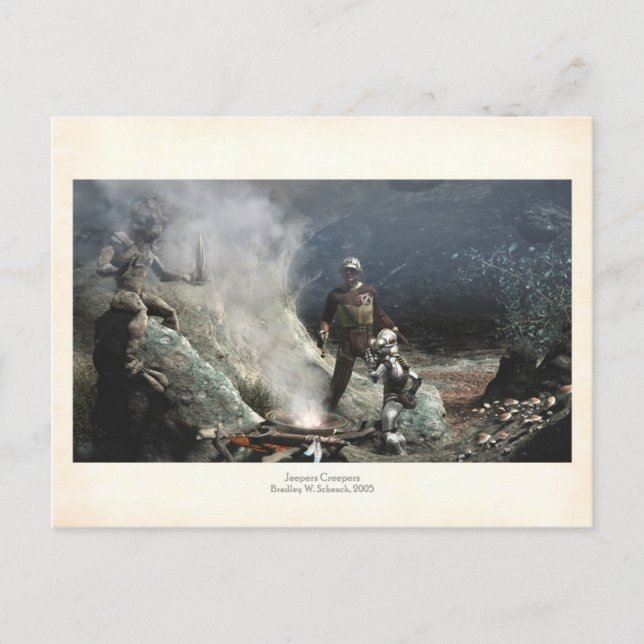 Jeepers Creepers Postcard (Front)