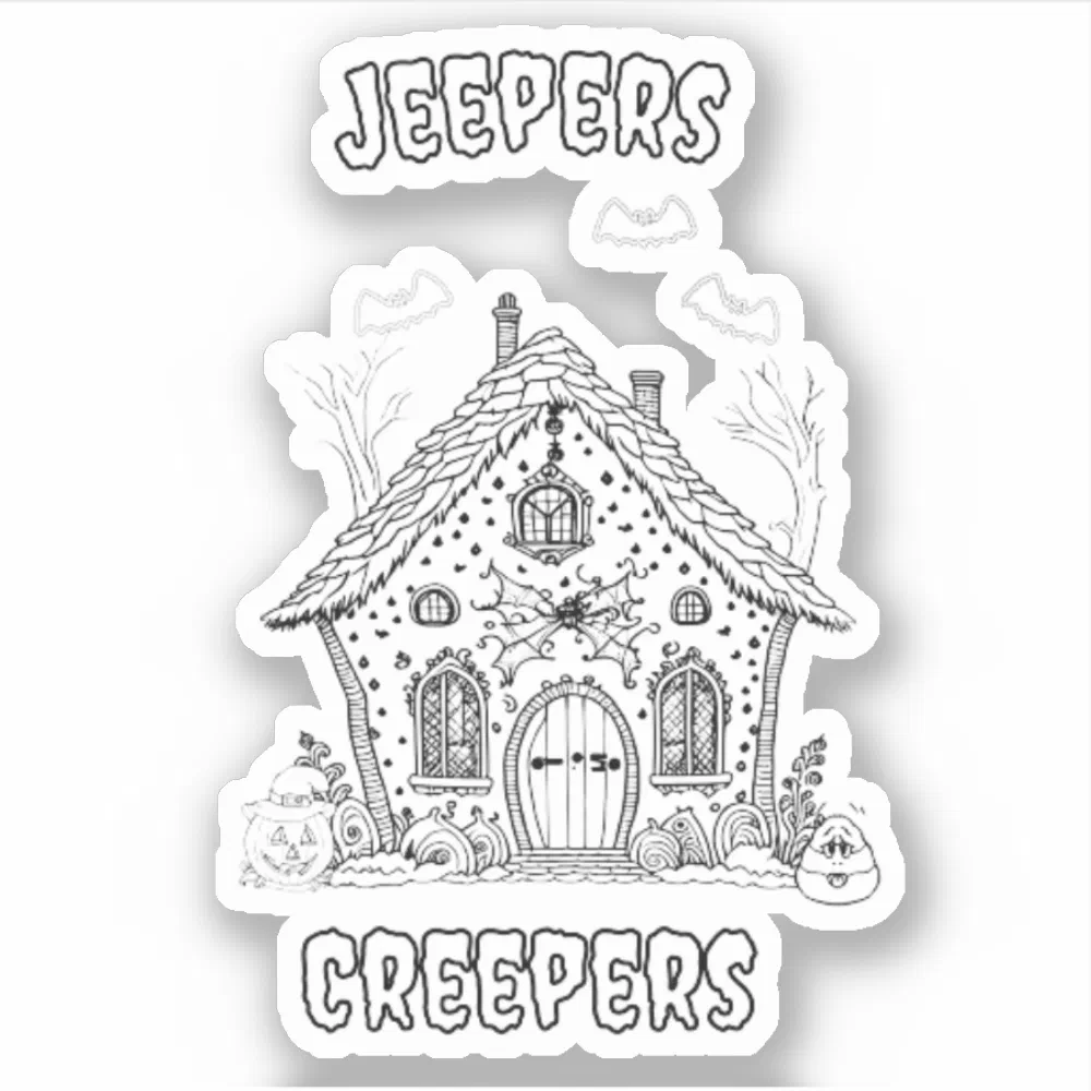 Jeepers creepers...  sticker