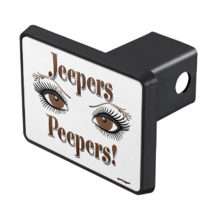 Jeepers Peepers - Brown Eyes Hitch Cover