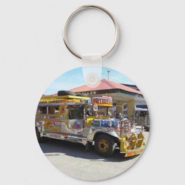 Jeepney2.jpg Keychain (Front)
