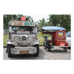 Jeepney And Tricycle Photo Print at Zazzle