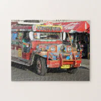 Philippine Jeepney Puzzle 30 Pieces Jeepney Puzzle for Kids Pinoy Jeepney  Jigsaw Puzzle 