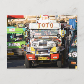 Jeepney Postcard