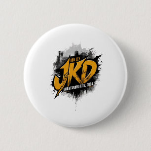 Jeet Kune Do Guantanamo City Cuba Button