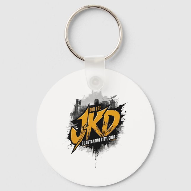 Jeet Kune Do Guantanamo City Cuba  Keychain (Front)