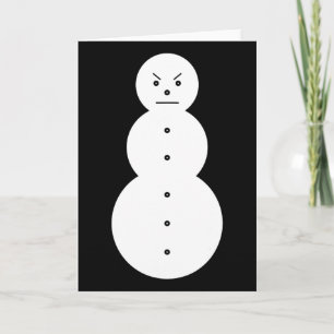 Jeezy Snowman - Hiphop Angry Snowman Jeezy Christm Card