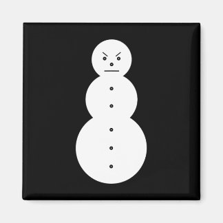 Jeezy Snowman - Hiphop Angry Snowman Jeezy Christm Magnet