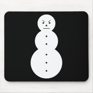 Jeezy Snowman - Hiphop Angry Snowman Jeezy Christm Mouse Pad