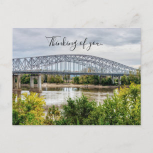 Jeff City Bridge Thinking Of You Postcard