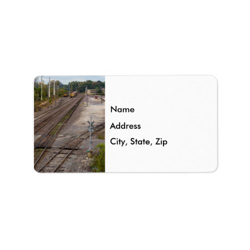 Jeff City Railroad Tracks Address Labels