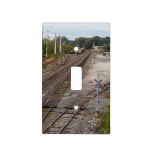 Jeff City Railroad Tracks Light Switch Cover