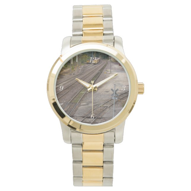 Jeff City Railroad Tracks Watch (Front)