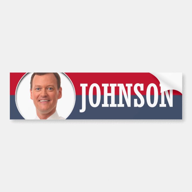 JEFF JOHNSON CAMPAIGN BUMPER STICKER (Front)