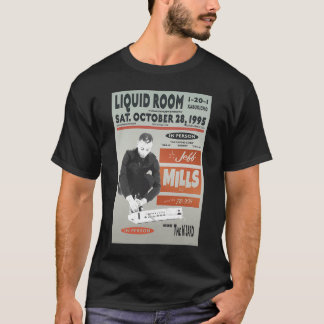 Jeff Mills Live At The Liquid Rooms Poster Uncreas T-Shirt