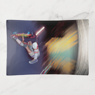 JEFF PHILLIPS over the Clown Rolling & Trinket Tray