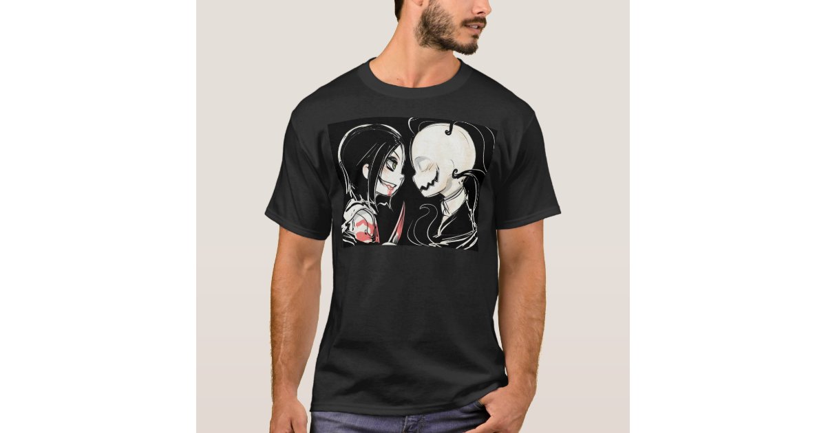 Jeff the Killer Creepypasta Slender man Slender T-shirt sold by