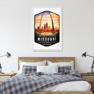 Jefferson City Missouri Home Wall Decor 50 States