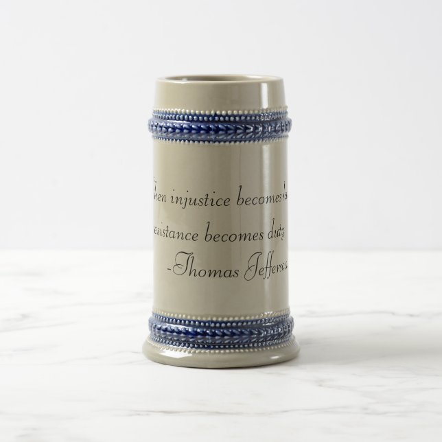 Jefferson injustice quote mug (Center)