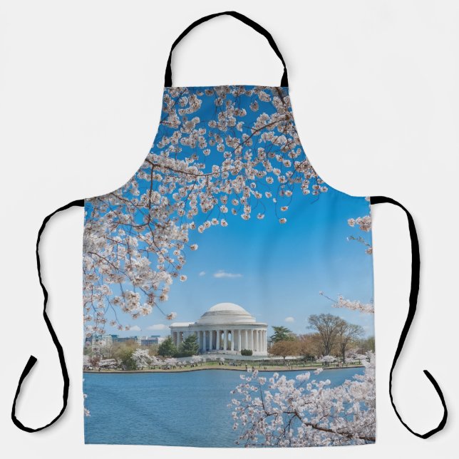 Jefferson Memorial in Spring Apron (Front)