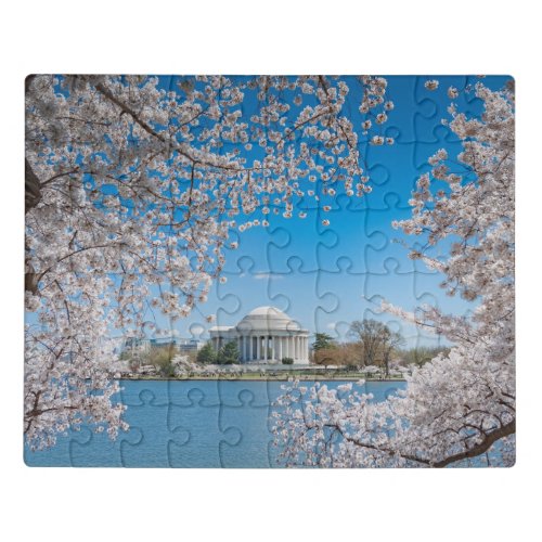Jefferson Memorial in Spring Jigsaw Puzzle