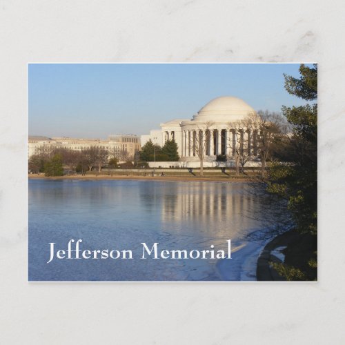 Jefferson Memorial in Washingron DC Postcard