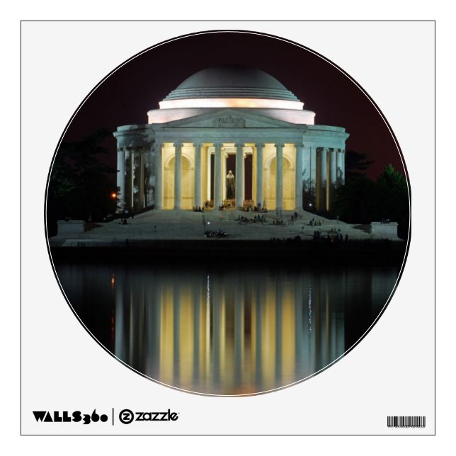 Jefferson Memorial Wall Decal (Front)