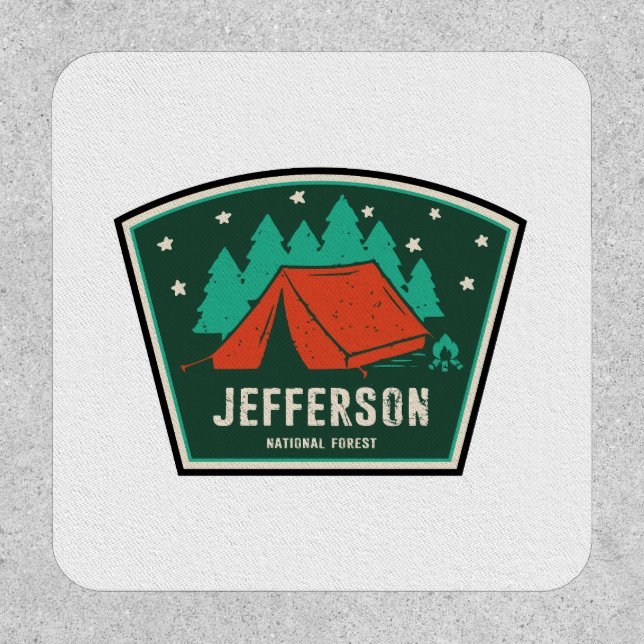 Jefferson National Forest Camping Patch (Front)