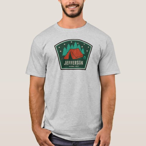 Jefferson National Forest Camping T_Shirt