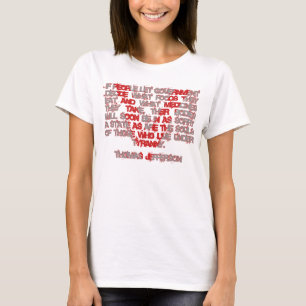 Jefferson on Food and Medicine T-Shirt