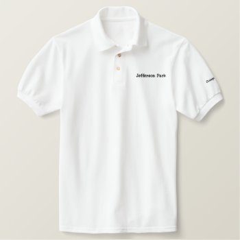 Jefferson Park Polo Shirt Chicago Illinois by chipNboots at Zazzle