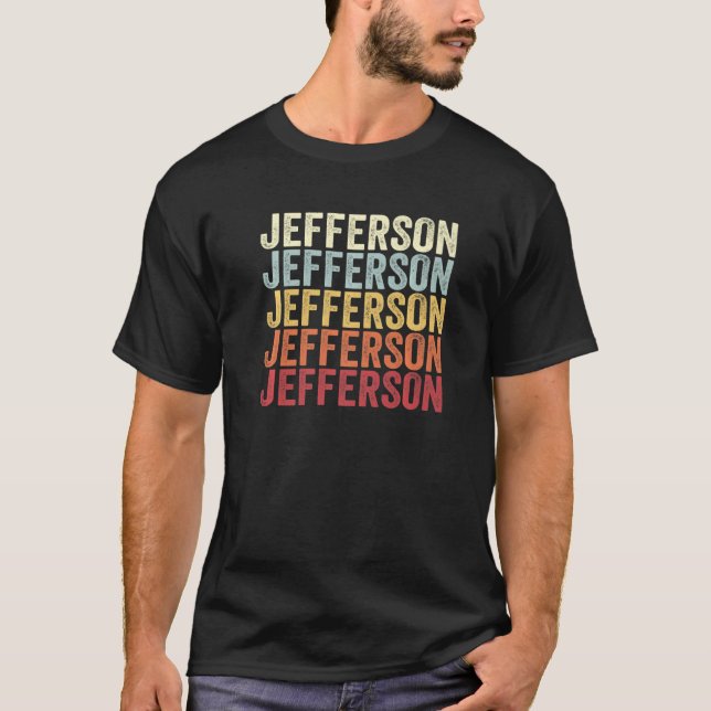Jefferson Pennsylvania Jefferson PA Retro Vintage  T-Shirt (Front)