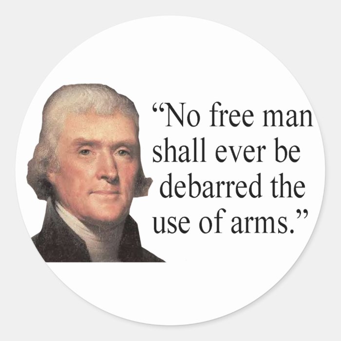 Jefferson Quote sticker