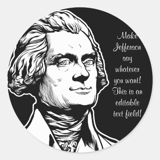 Jefferson Sticker (Front)