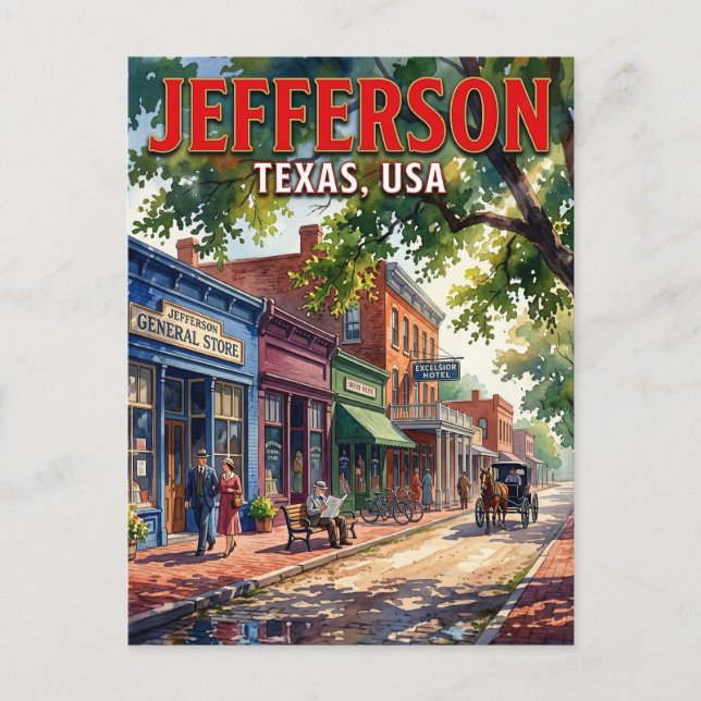Jefferson, Texas, USA USA Postcard (Front)