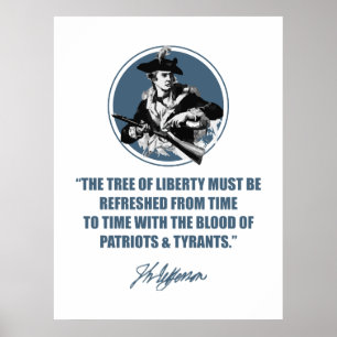 Jefferson -The Tree of Liberty Poster