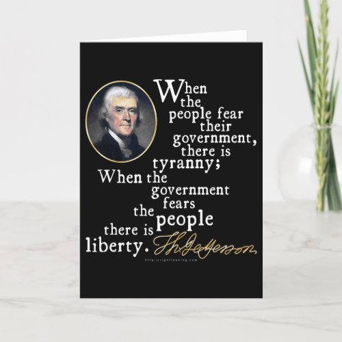 Jefferson Tyranny_Liberty Quote Card