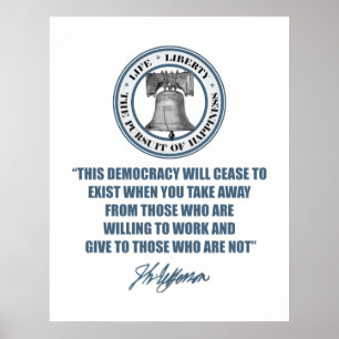 Jefferson -Welfare State Poster