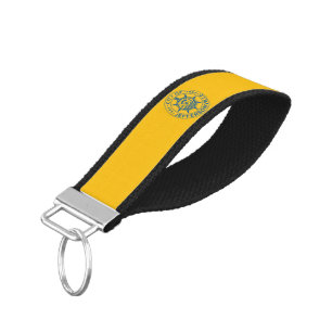 Jeffersonville (Indiana) City flag Wrist Keychain