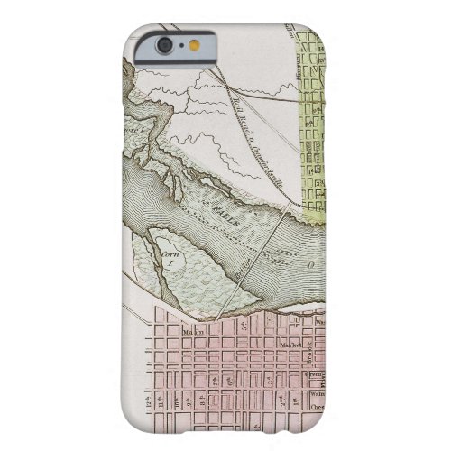 JEFFERSONVILLE INDIANA MAP BARELY THERE iPhone 6 CASE