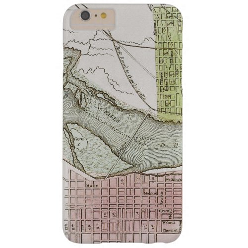 JEFFERSONVILLE INDIANA MAP BARELY THERE iPhone 6 PLUS CASE