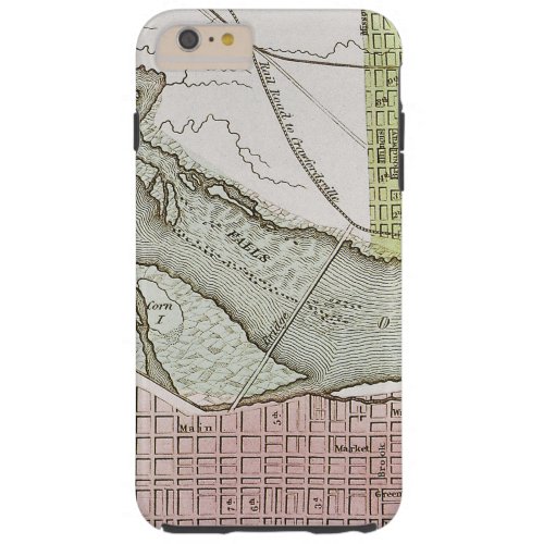 JEFFERSONVILLE INDIANA MAP TOUGH iPhone 6 PLUS CASE