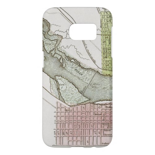 JEFFERSONVILLE INDIANA MAP SAMSUNG GALAXY S7 CASE